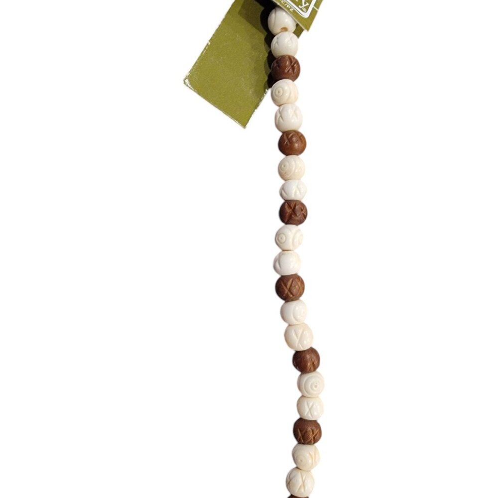 Mix Bone 12x35MM Carved Bead 21PC Strand Halcraft Bead Gallery